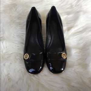 Tory Burch Marion Patent Leather Pumps
